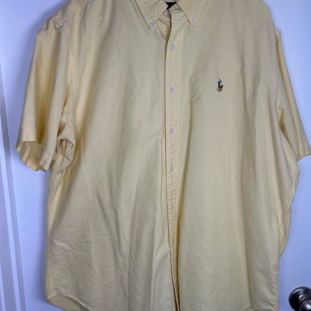 Ralph Lauren Yellow Button-up